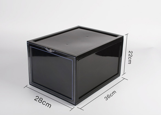 Sneaker Clear Acrylic Display Case Moisture Proof Plastic Material Custom Color