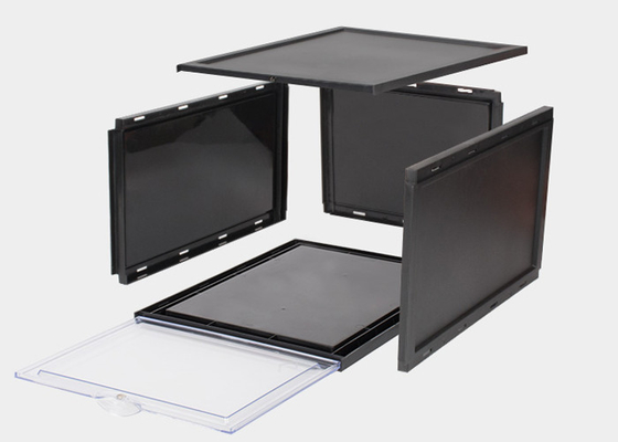 Sneaker Clear Acrylic Display Case Moisture Proof Plastic Material Custom Color