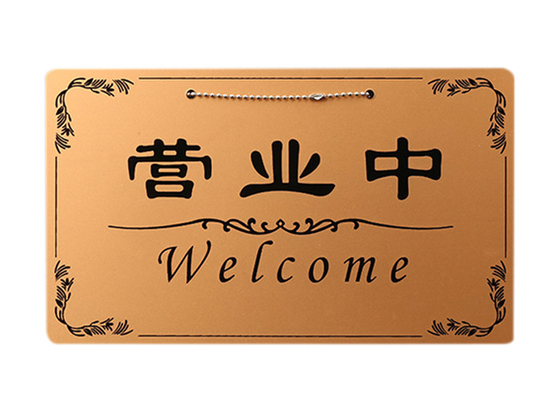 Professional Clear Plastic Sign Holder Gold Acrylic Luggage Tag Wedding Tag