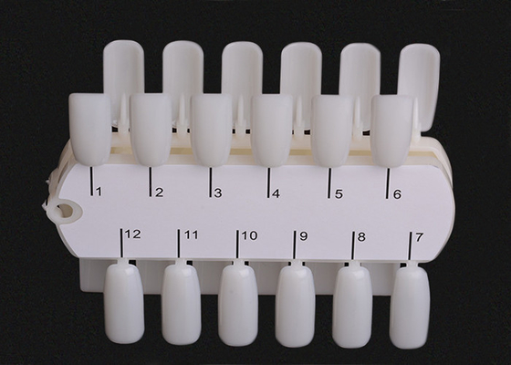 Beautify Fashion Coloured Tip Acrylic Nails Thin False Nails Waterproof