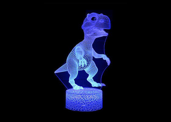 Cartoon Cute 3D Acrylic LED Night Light Adjustable 7 Color 5 V Power Supply