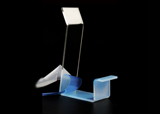Transparent Acrylic Shoe Display Stand , Retail Shop Clear Plastic Display Risers