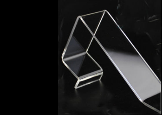 Transparent Acrylic Shoe Display Stand , Retail Shop Clear Plastic Display Risers