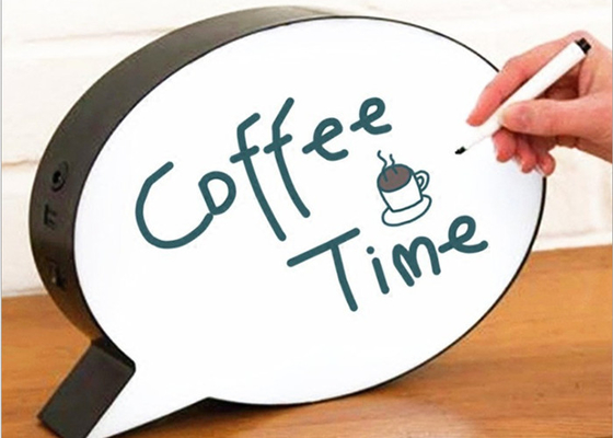 Hand Writing Speech Bubble Led Light Box 3D Led Christmas Gift Arylic Material