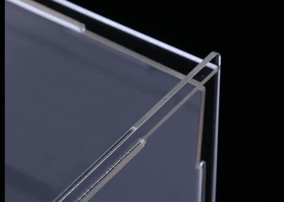 Handcraft / Model Clear Acrylic Display Boxes With Screen Printing Logo