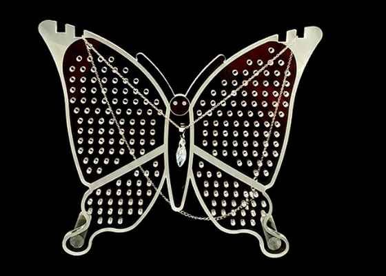 Butterfly Shape Acrylic Jewellery Display Stands Acrylic Bracelet Holder