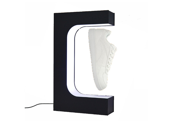 Tradeshow Magnetic Levitation Display Stand , One Shoe Rotating Display Stand