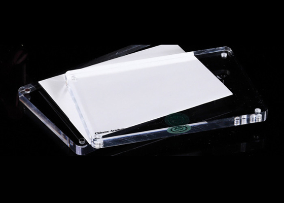 Magnetic Transparent Acrylic Double Sided Poster Holder For Picture Show
