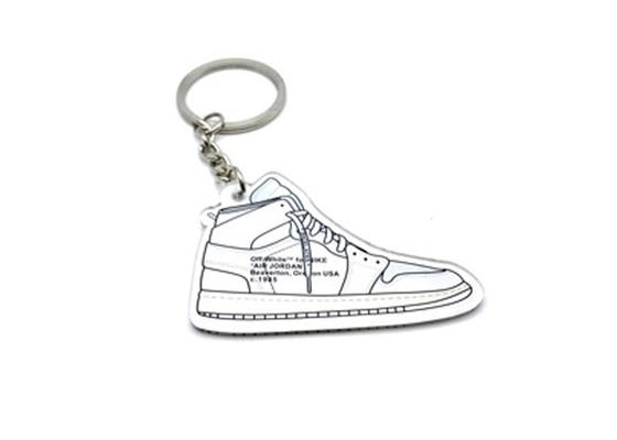 Laser Cut Acrylic Keychain Decorative Item Custom Acrylic Keyrings Good Toughness