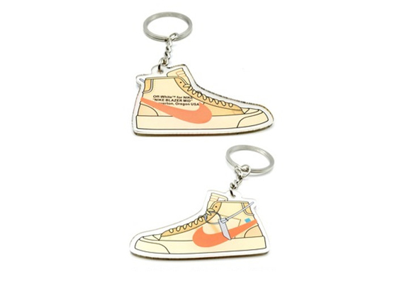 Laser Cut Acrylic Keychain Decorative Item Custom Acrylic Keyrings Good Toughness