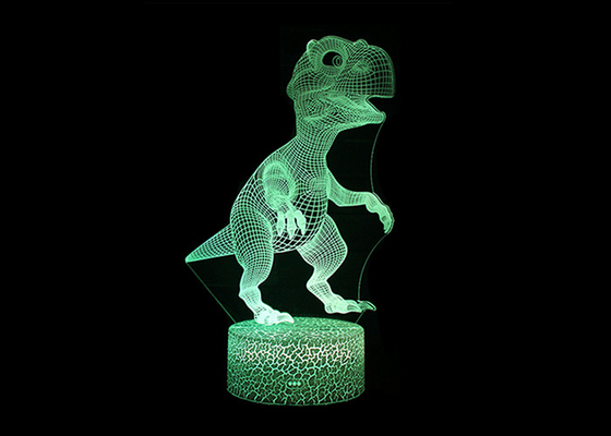 Energy Saving 3D Acrylic LED Night Light 7 Colors Flashing For Bar Decoration
