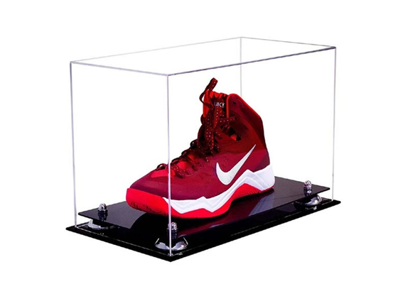 Acrylic Showcase Display Case Clear Plastic Display Containers For Shoe