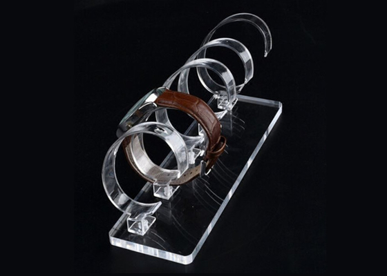 High Transparent Acrylic Watch Display Stand Lightweight 12.5 X 5.8 X 1cm Size