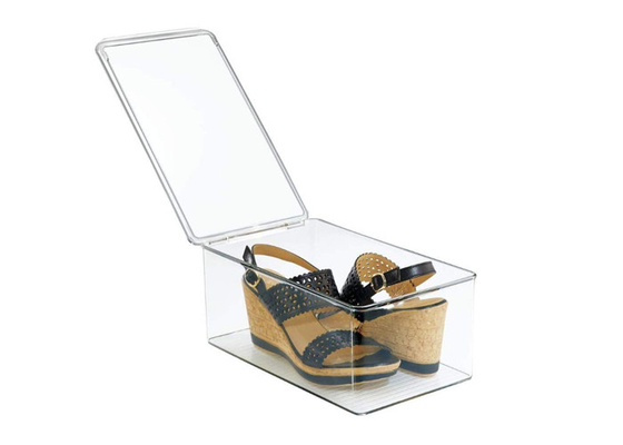 Stores Acrylic Countertop Display Case , Clear Acrylic Shoe Display Case