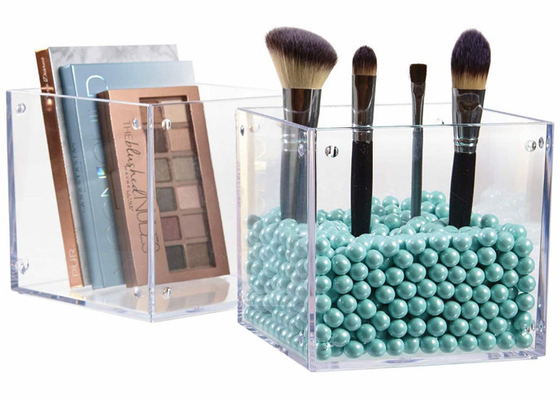 Durable Acrylic Cosmetic Display Stand Clear Acrylic Cosmetics Organizer Storage Box