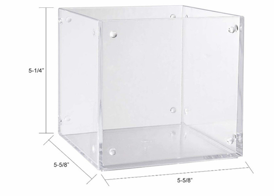 Durable Acrylic Cosmetic Display Stand Clear Acrylic Cosmetics Organizer Storage Box