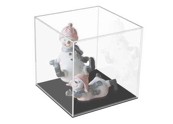 Home Decoration Clear Acrylic Display Boxes Waterproof Customized Size