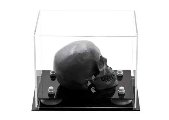 UV Resistant Custom Made Acrylic Display Case For Collectibles Silk Printing