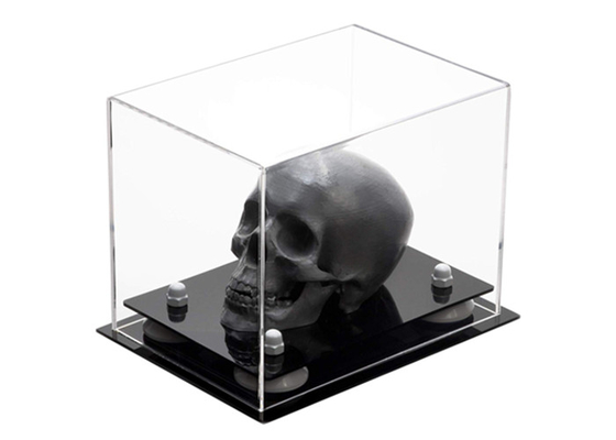 UV Resistant Custom Made Acrylic Display Case For Collectibles Silk Printing