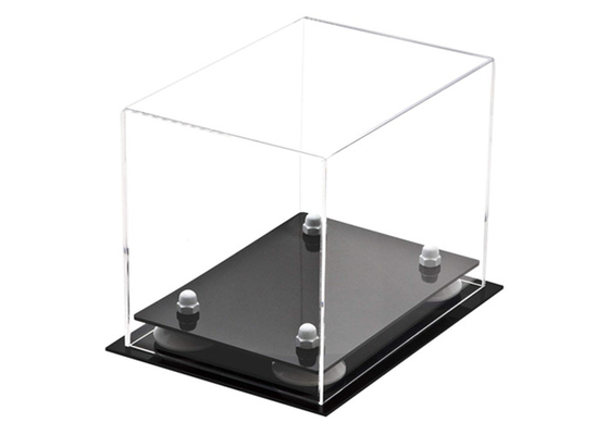 UV Resistant Custom Made Acrylic Display Case For Collectibles Silk Printing