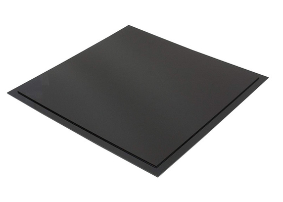 Supermarket Clear Acrylic Display Boxes Eco Friendly Durable With Black Base
