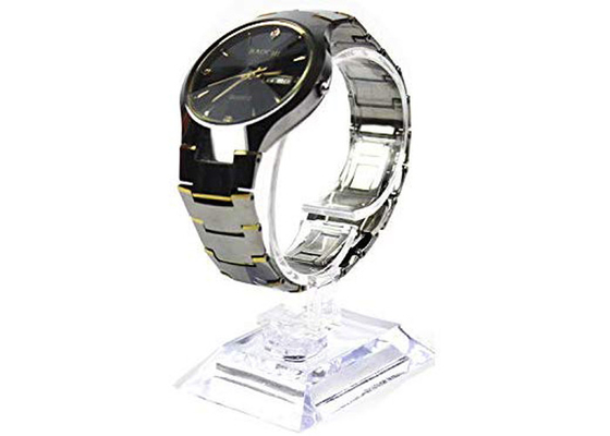 Watch Display 1 Pack Of Acrylie Shop Free Show Standing Holder Clear Transparent