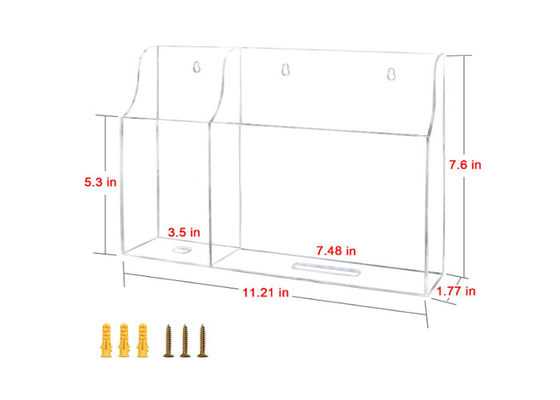 Wall Mounted Acrylic Mobile Phone Display Stand Ccell Phone Stand Holder