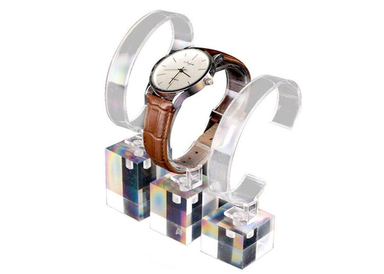 Men / Wowen Acrylic Watch Display Stand Wristwatch Bracket Shelf Props