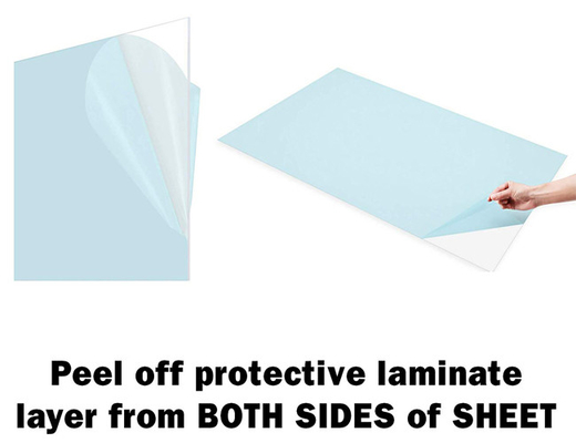 Multiple Acrylic Plastic Mirror Sheet Avoid Shattering Poster Frame Or Picture