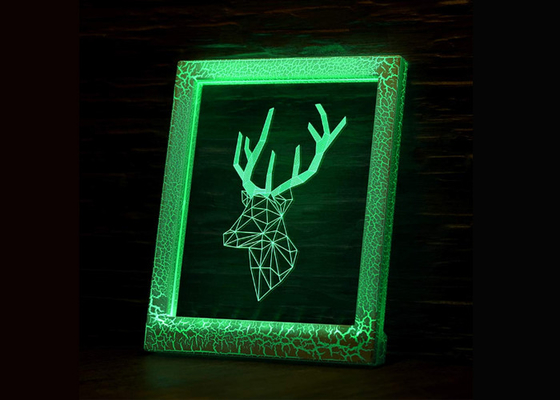 Home Decor 3D LED Lamp Night Light With Remote Controller Acrylic Material Panel