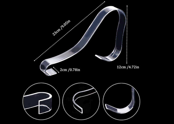 Clear Acrylic Shoe Display Stand Inserts Holders Rack Support For Women'S Shoes