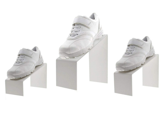 Trade Shows Shoe Table Top Acrylic Display Stands , Acrylic Shoe Risers