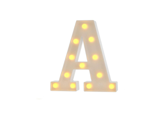 Warm White 3D LED Acrylic Letters Alphabet Light Up Sign Decoration Letters A - Z
