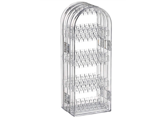 Portable Acrylic Jewellery Display Stands Ring Holder Stores 260 Earrings Tabletop