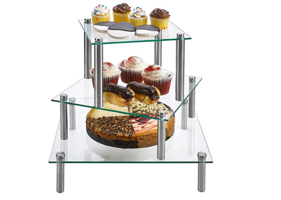 8 10 13 Inch Square Acrylic Cupcake Stand For Cake Desserts Bakery Appetizers