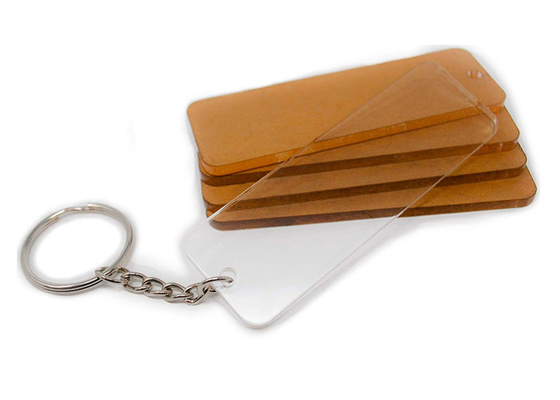 Custom Keychain Acrylic 3 Inches Rectangles With Hardware And Cut Files