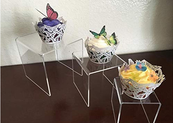 Funko POP Figures Acrylic Display Risers For , Clear Acrylic Square Cake Stand
