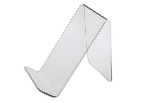 Durable Plastic Mobile Phone Holder Small Acrylic Display Stands  Eco Friendly