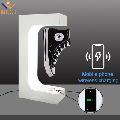 wireless charging rotation magnetic levitation floating shop shoe display stand