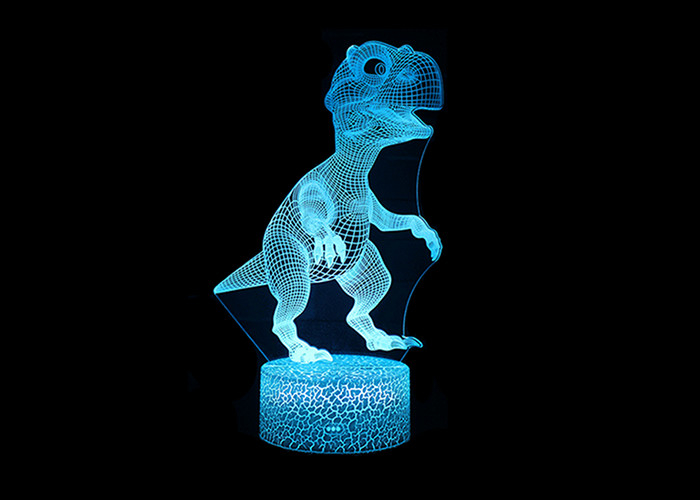Cartoon Cute 3D Acrylic LED Night Light Adjustable 7 Color 5 V Power Supply