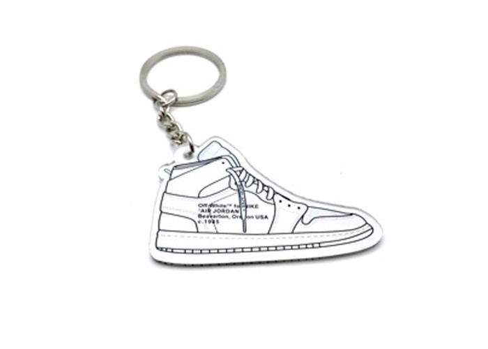 Laser Cut Acrylic Keychain Decorative Item Custom Acrylic Keyrings Good Toughness