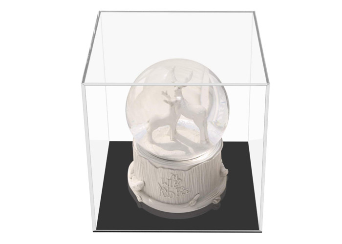 Home Decoration Clear Acrylic Display Boxes Waterproof Customized Size