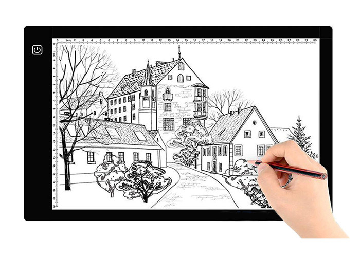 Portable A4 LED Light Graphic Drawing Board USB Power Art Tracing Light Box