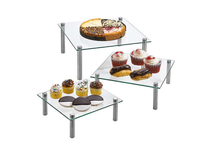 8 10 13 Inch Square Acrylic Cupcake Stand For Cake Desserts Bakery Appetizers