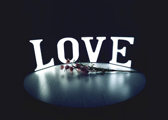 3d Lettering Signage LED Lighted Channel Letters For Wall Casa Home Decor